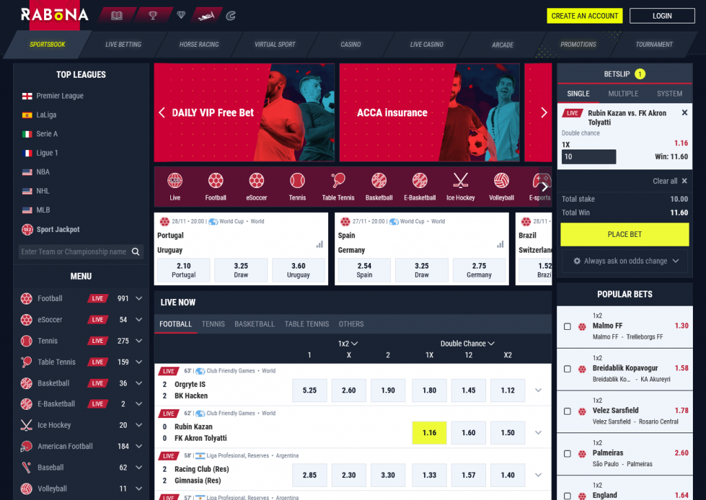 Rabona vs Betlabel comparison – which bookmaker to choose?